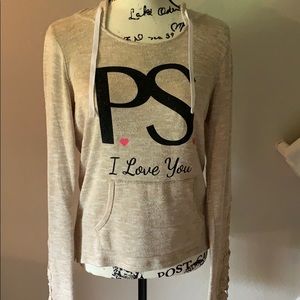 P.S I love you tee with hood
